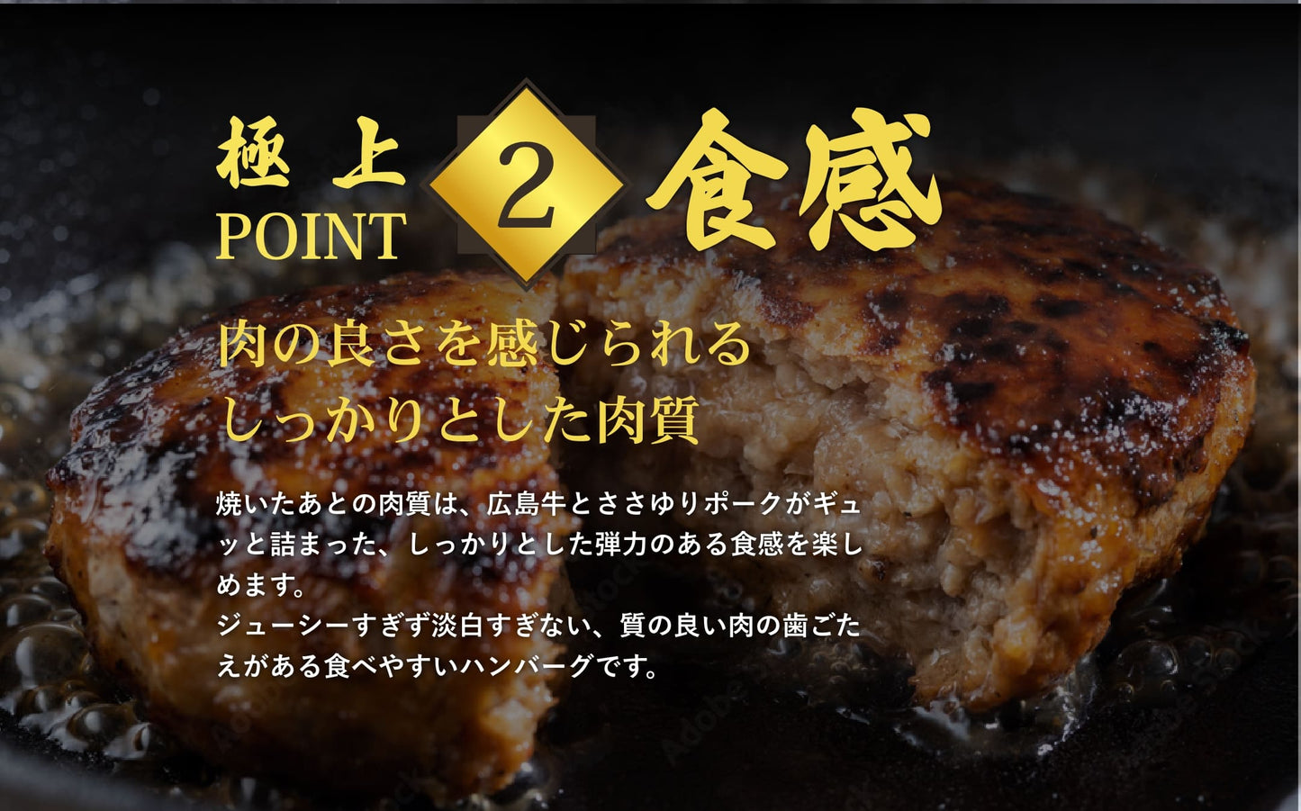 <オンライン・初回限定>広島極上ハンバーグ 3個セット