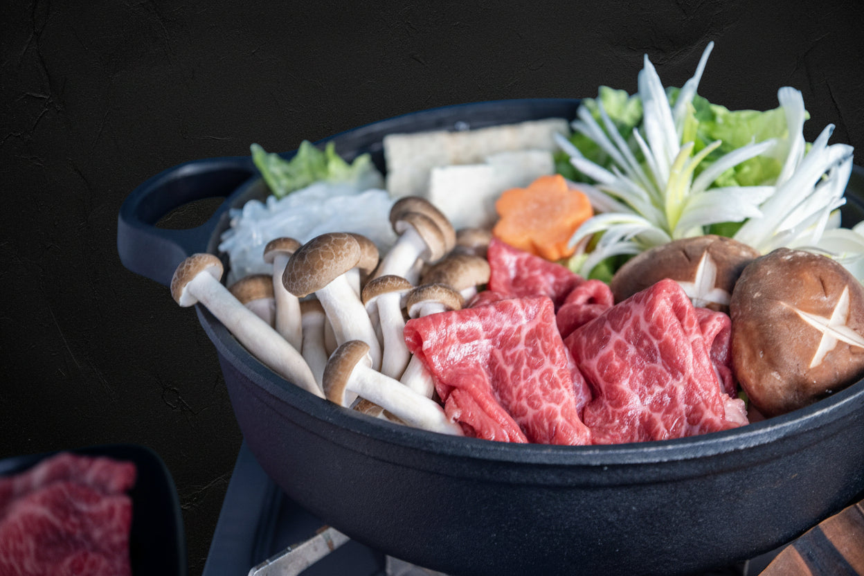 【広島和牛】モモ すき焼きセット 野菜付き