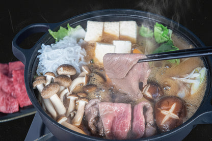 【広島和牛】モモ すき焼きセット 野菜付き