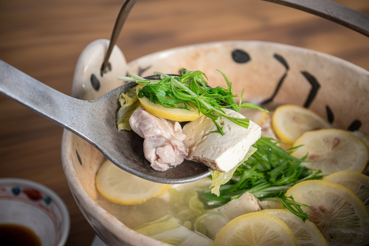 【広島県産】熟成鶏（モモ肉） レモン鍋セット